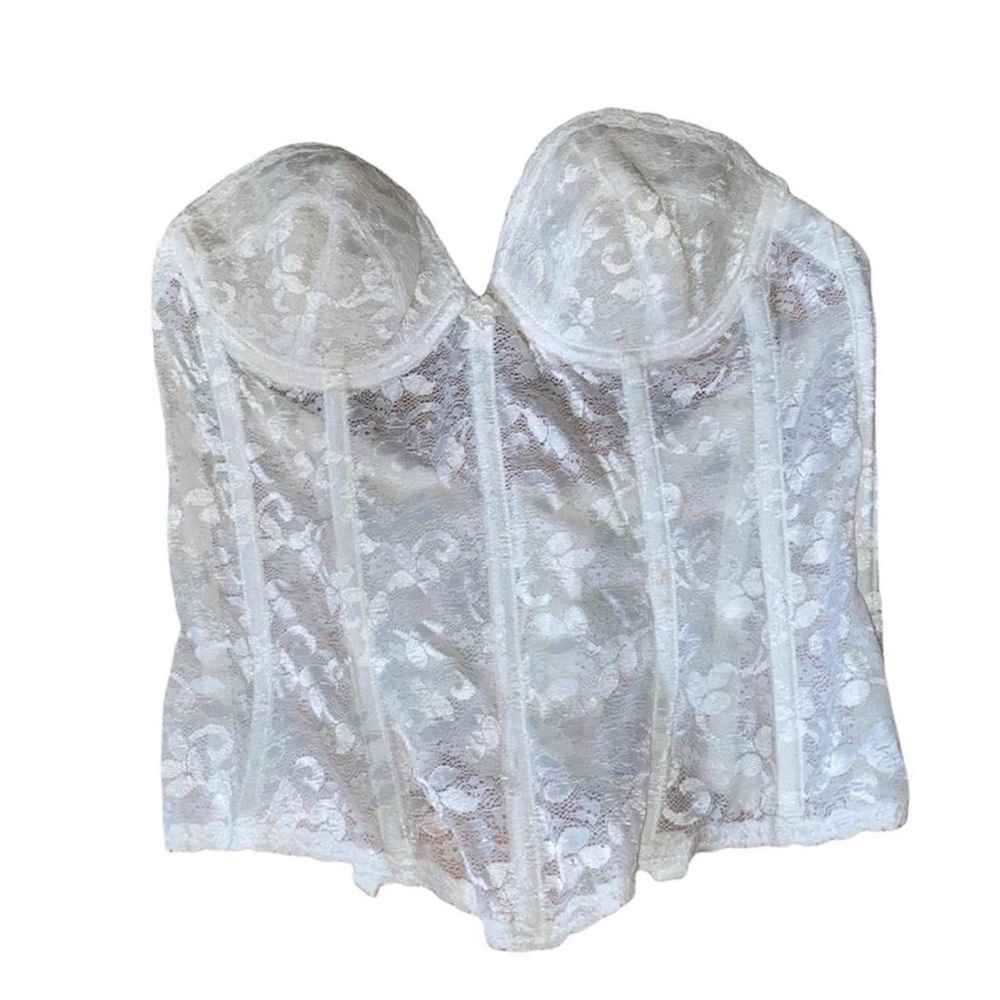 white corset top